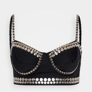 Norma Kamali Stud Underwire Bra